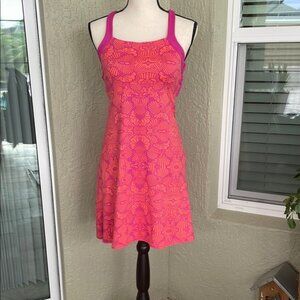 Soybu orange and purple sundress